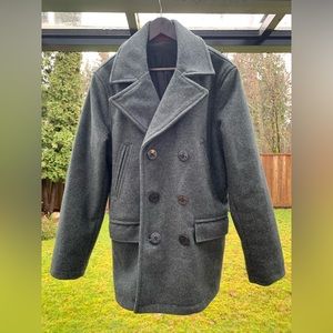 Old Navy Dark Gray Peacoat Size M